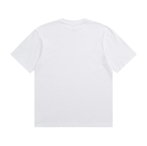 Unisex 100% cotone girocollo t-shirt tinta unita regolare vestibilità allentata 230 grammo tessuto a maglia stampa Logo personalizzata - Product Image 5