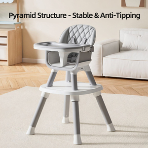 Table d'étude multifonctionnelle 5 en 1 pour enfants, réglable en hauteur, avec chaise à bascule et siège <span class=keywords><strong>rehausseur</strong></span> pour <span class=keywords><strong>repas</strong></span> - Product Image 4