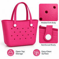 Sac de plage XL Eva surdimensionné, sacs de courses pliables, sac de voyage, grand sac de natation, sacs de courses réutilisables imperméables pour enfants