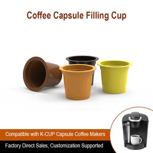 定制速溶咖啡胶囊杯 - 5g/10g 可重复使用的带盖胶囊，咖啡爱好者的多合一旅行解决方案 - Product Image 2