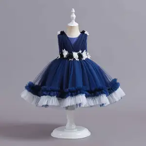 AX027婴儿连衣裙设计图片公主小女孩生日1岁女孩除夕连衣裙