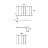 Sèche-serviettes électrique intelligent en acier inoxydable poli miroir avec étagère de rangement mural pour salle de bain, appartement, hôtel, séchage rapide, certifié CE