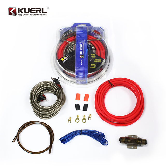Car Audio Wire Cable Set Car Amplifier Cable High Quality 5M Cable Wiring Kit for Car Active Subwoofers