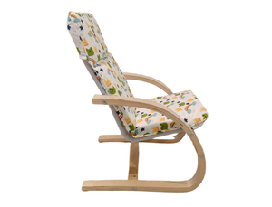 Sillón <span class=keywords><strong>Infantil</strong></span> Moderno, Cómodo, Seguro y Ergonómico, con Respaldo <span class=keywords><strong>Reclinable</strong></span>, Portátil, de Madera Curvada, para Niños - Product Image 2