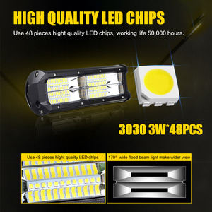 Accesorios para Automóviles, Luz Antiniebla LED de 144 W y 15000 LM, Chip 3030, Carcasa de Aluminio Fundido a Presión para Motocicleta, Camión, Tractor, Jeep, etc. - Product Image 2