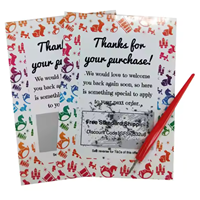 Cartes à gratter personnalisées avec design amusant, règles du jeu, emballage en rouleau, cartes à gratter à collectionner