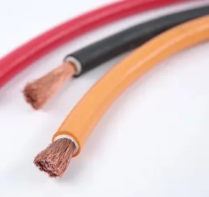 2/0 awg Welding Cable Pure Copper Conductor NR NBR CR EPR EPDM CPE Rubber Cable 95MM2