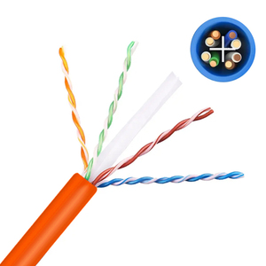 <span class=keywords><strong>สาย</strong></span>แพทช์คอร์ด <span class=keywords><strong>Cat6</strong></span> สำหรับเครือข่าย <span class=keywords><strong>LAN</strong></span> ในอาคาร UTP/FTP ทองแดงปลอดออกซิเจนแบบตีเกลียว ความยาว 10 ม./50 ม./100 ม. หัวต่อ RJ45 - Product Image 2