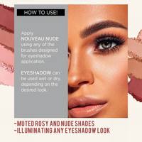 Vente en gros de nouvelle palette d'ombres à paupières de maquillage de luxe votre logo marque privée palette d'ombres à paupières de luxe 12 couleurs nude