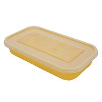 Boîtes en PP, couleurs personnalisées et plusieurs tailles disponibles, pour nouilles de riz, pizza, sushi, pâtes, légumes, emballages alimentaires scellés