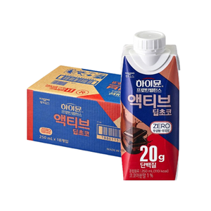 [ILDONG foodis] Batido de Bienestar Himmune Protein Balance Active Deep Choco Zero Paquete de 18 Proteína Nutritiva Fitness Diaria - Product Image 2