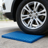 Tapis de sol pour entrepôt frigorifique, imperméable et résistant à l'humidité, épaissi, à entrée 4 directions, en grille plastique, pour palettes de marchandises à face unique