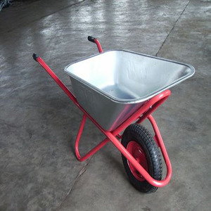 WB6404 عربة ثقيلة مع حمولة ، 85L ، بناء حديقة بعجلات هوائية 8 بوصة - Product Image 2