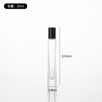 Vente en gros – Atomiseurs d'échantillons de parfum en verre transparent de 5 ml et 10 ml, mini flacons vides avec bouchon à vis, emballage d'huile, sérigraphie