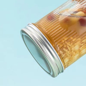Botella de Nido de Pájaro de cristal de lujo de 150ml-Diseño resistente a los golpes térmicos con tapa de hojalata atornillada para envasado de alimentos de primera calidad - Product Image 4