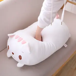 Individuelles Kawaii Weichgefüttertes Tierspielzeug Katze Bär Panda Tier-Schlafkissen Heimdekoration Geschenk für Kinder Erwachsene