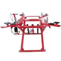BLURESEA BLS-P27M Cric hydraulique à ciseaux réglable pour garage domestique, double vérin, en acier, capacité 2700 kg, hauteur 1200 mm, multi-tension