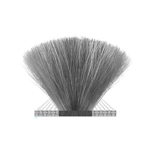 Bande de joint d'étanchéité en mohair pour fenêtres de bâtiments industriels, type Teumsae, joint d'étanchéité de type normal - Product Image 1