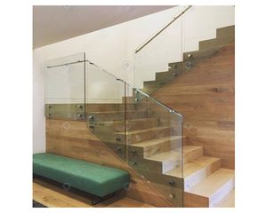 Rampe en verre Optima à l'extérieur à l'intérieur Rampe d'escalier Vente à chaud Rampe en verre <span class=keywords><strong>moins</strong></span> <span class=keywords><strong>cher</strong></span> - Product Image 2