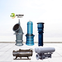 Pompe à écoulement axial verticale 350kw de pompe d'écoulement mixte de l'industrie d'écoulement axial 30kw