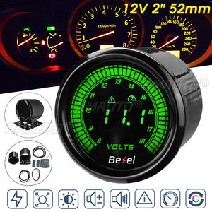 Medidor LED Universal de 2 Pulgadas y 52 mm para Automóvil, Medidor de Temperatura/Presión de Agua y Aceite, Tacómetro, Medidor Digital LED de Presión de Turbo PSI/BAR, AFR, EGT con Soporte para Medidor - Product Image 4