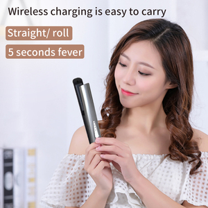 Wireless Hair Straightening Comb New 2 in 1Hair Straightener Portable Mini Cordless <b>Flat</b> Iron Styling Wireless Hair Straightenin - Product Image 2