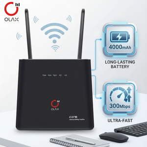 เราเตอร์มือถือ OLAX AX9 Pro แบตเตอรี่ 4000mah รองรับ Wifi 4g ไร้สาย พร้อมช่องใส่ซิมการ์ด โมเด็ม 4g - Product Image 1