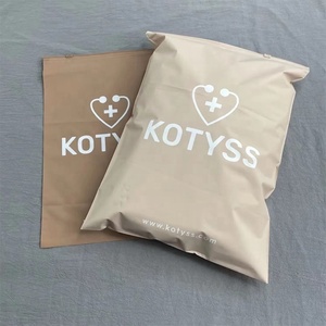 High Quality Frosted Nude Custom Plastic T-Shirt Ziplock <b>Packaging</b> Bags Logo Recycled <b>Materials</b> for Supermarket Exhibition Use - Product Image 4