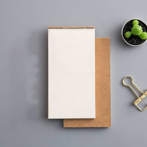 Bloc-notes personnalisé à lignes, couverture kraft A5 A6, prix d'usine, pour l'école et le bureau - Product Image 1