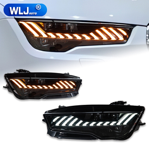 ชุดไฟหน้า LED สไตล์ WLJ RS7 สำหรับ A7 ปี 11-18 ไฟหน้าดัดแปลงพร้อมเลนส์โปรเจคเตอร์ DRL ไฟเลี้ยวแบบ Sequential คุณภาพสูง - Product Image 5