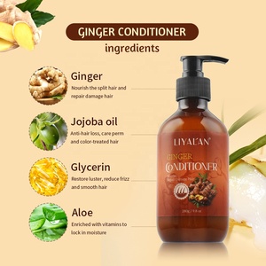 Champú <span class=keywords><strong>y</strong></span> acondicionador de jengibre a base de hierbas para reparar la pérdida de cabello dañada - Product Image 6