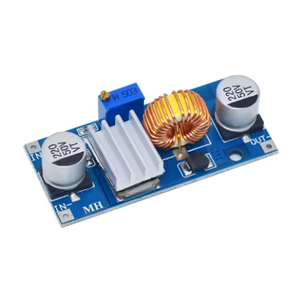 5A XL4015 DC-DC 4-38V to 1.25-36V 24V 12V 9V <b>5V</b> Step Down Adjustable Power Supply Module LED Lithium Charger With Heat Sink - Product Image 1