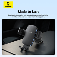 Baseus Metal Era 3, Soporte para Teléfono Móvil para Coche, con Ventilación, Gravedad, 95% Nuevo, de Segunda Mano, para Navegación, Modelo Nuevo de Alta Gama