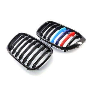 Parrilla M tricolor de una sola línea en negro brillante para BMW X3 X4 G01 G08 51138469959 para actualización o reequipamiento. - Product Image 5