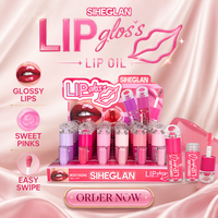 Lot de gloss et huiles à lèvres en gros, huile à lèvres hydratante et brillante effet repulpant, maquillage longue tenue pour les lèvres, marque privée