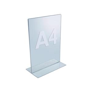 Organizador de escritorio TWINCO DIN A4 acrílico vertical, transparente independiente - Product Image 1