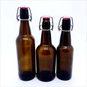 Botella de Vidrio Transparente de 330ml/500ml para Cerveza, Refresco, Agua, Bebidas, Vino Espumoso, Alcohol, Jugo, con Tapas Corona - Product Image 6