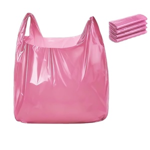 Leak Proof T-shirt Garbage Bags <b>Plastic</b> Vest Carrier Bags for <b>Kitchen</b> Waste and Household Use - Product Image 1