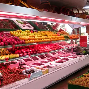 高品質省エネ安全で健康的な生鮮食品肉魚パン果物ledチューブt8ピンク照明