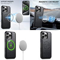 Coque de téléphone SUTENI pour iPhone 18 Pro Max, chargement sans fil, aimant, luxe, simili cuir, 17 16 Plus 15 14 13 12