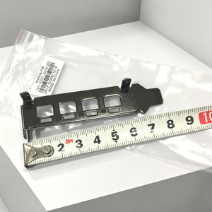 Support à profil bas pleine hauteur pour carte graphique professionnelle <span class=keywords><strong>NVIDIA</strong></span> RTX A400 A1000 avec bouclier I/O - Product Image 4