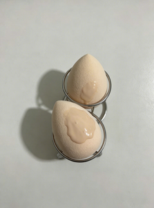 Nuevas Esponjas de Maquillaje Color <span class=keywords><strong>Beige</strong></span>, Bonitas y Suaves, en Forma de Rosa y Naranja, Paquete de 2, para Aplicaciones en Seco/Húmedo, para la Limpieza Diaria - Product Image 3