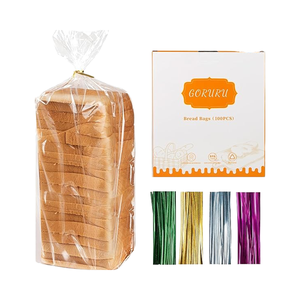 Bolsas de Plástico Reutilizables para Pan con Cierre, Material CPP para una Conservación Hermética y sin Humedad, para Panaderos Caseros y Supermercados - Product Image 1