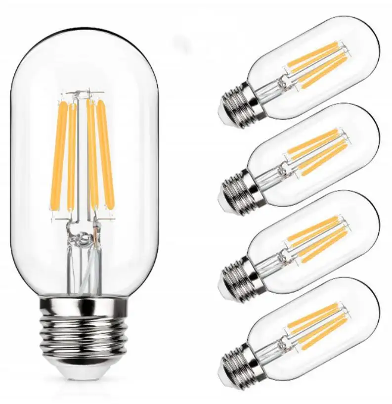 Edison Vintage 2700K Weiches Licht T45 4W LED Filament Röhren lampe