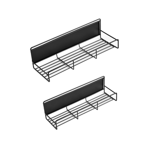 Étagère murale <span class=keywords><strong>à</strong></span> ventouse pour la cuisine, <span class=keywords><strong>support</strong></span> pour épices avec rangement magnétique pour réfrigérateur, four <span class=keywords><strong>à</strong></span> micro-ondes, <span class=keywords><strong>support</strong></span> suspendu latéral - Product Image 3