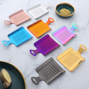 Alat penggiling bawang putih Stainless Steel, alat dapur penggiling, alat penghancur bawang putih, parutan Wasabi, peralatan dapur - Product Image 1