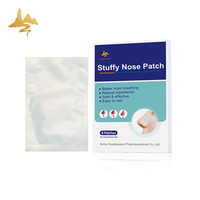 Ventes chaudes Nouvelle conception Patch nasal pour adultes en hydrogel blanc au menthol pour le sommeil, soulagement de la congestion nasale, composition naturelle, extrait à base de plantes