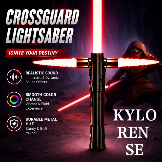 Shopify Ebay Drop Shipping Agent Heavy Dueling Blade Neopixel Lite Version Kylo Ren SE Lightsaber Wholesales Lighting Toy
