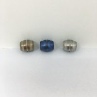 Outdoor EDC Werkzeug Titan legierung TC4 Messer Anhänger Fallschirm schnur Perlens chloss Stopper Verschluss