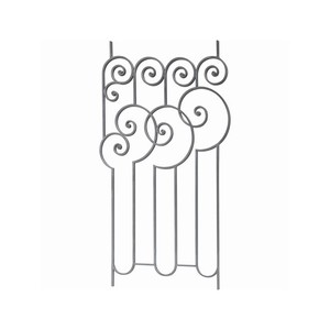 Pièces de rechange en <span class=keywords><strong>fer</strong></span> <span class=keywords><strong>forgé</strong></span> Éléments de garde-corps forgés à chaud Panneaux d'art Décor Panneau de décoration en volute en <span class=keywords><strong>fer</strong></span> <span class=keywords><strong>forgé</strong></span> - Product Image 1